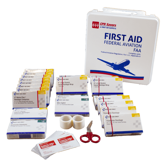24 Unit Poly White - FAA Kit (CPR Savers)