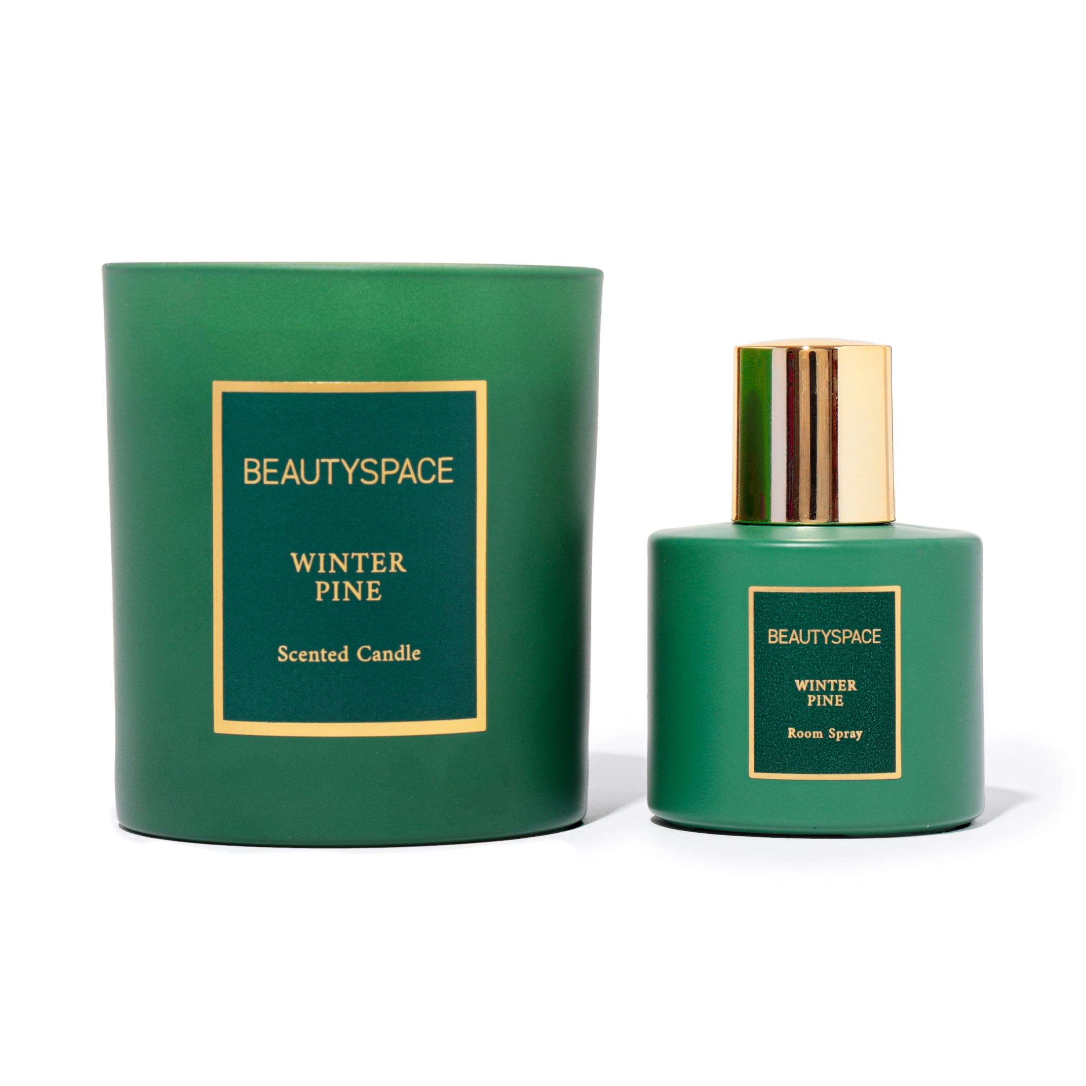BEAUTYSPACE Winter Pine Duo Set, Winter Pine Candl