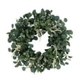 thumbnail image 1 of CC Christmas Decor Eucalyptus Artificial Spring Floral Wreath - 24" - Green, 1 of 3