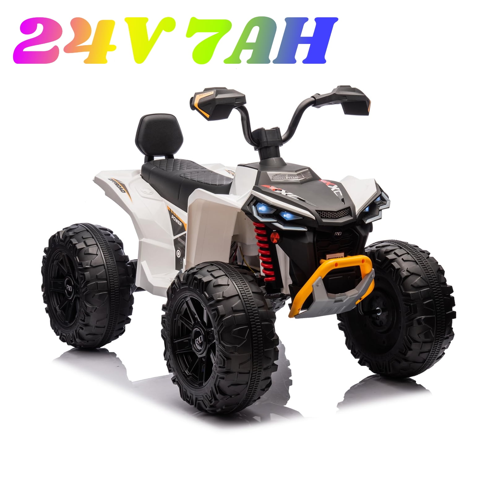 Kids 4-Wheel Ride-On Quad Bike – Multi-Function Lights & Sounds, Rugged All-Terrain Design main image 1