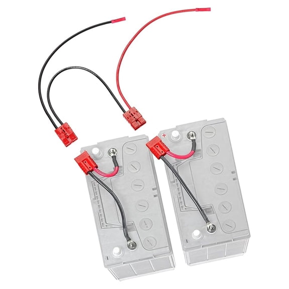 24 Volt Trolling Motor Wiring Kit - RCE24VBK On-Board Charging Connector - Corrosion Resistant 24V System Connection - Boat Lift & Marine Battery Maintenance