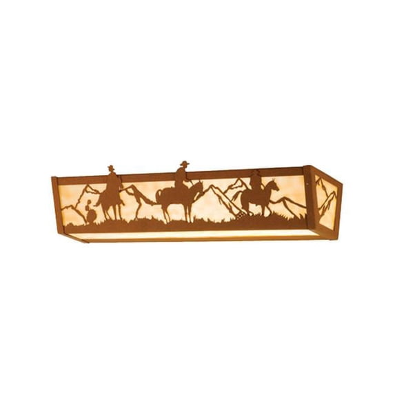 24"W Cowboy Vanity Light 14267