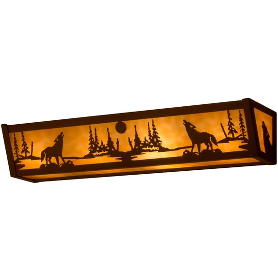 24"W Wolf Vanty Light 14266