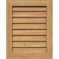 thumbnail image 1 of 24"W x 12"H Rectangle Gable Vent (29"W x 17"H Frame Size): Unfinished, Non-Functional, Smooth Western Red Cedar Gable Vent w/ Decorative Face Frame, 1 of 6