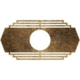 thumbnail image 1 of 24"W x 12"H x 6 1/4"ID x 3/4"P Chrysler Architectural Grade PVC Pierced Ceiling Medallion, Antiqued Bronze, 1 of 6