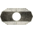 thumbnail image 1 of 24"W x 12"H x 6 1/4"ID x 3/4"P Chrysler Architectural Grade PVC Pierced Ceiling Medallion, Antiqued Warm Silver, 1 of 6