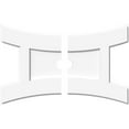 thumbnail image 1 of 24"W x 16"H x 2"ID x 5 1/4"C x 1"P Haven Architectural Grade PVC Contemporary Ceiling Medallion, Two Piece, 1 of 11