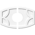 thumbnail image 1 of 24"W x 16"H x 7"ID x 13"C x 1"P Kailey Architectural Grade PVC Contemporary Ceiling Medallion, Two Piece, 1 of 11