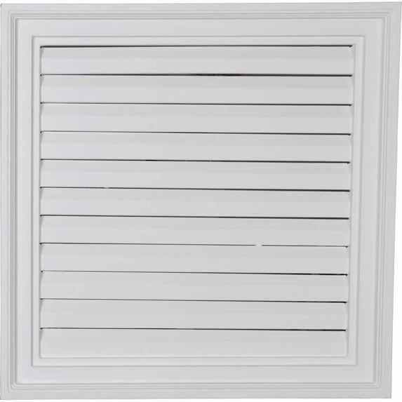 24"W x 24"H x 1 1/4"P, Vertical Gable Vent Louver, Functional