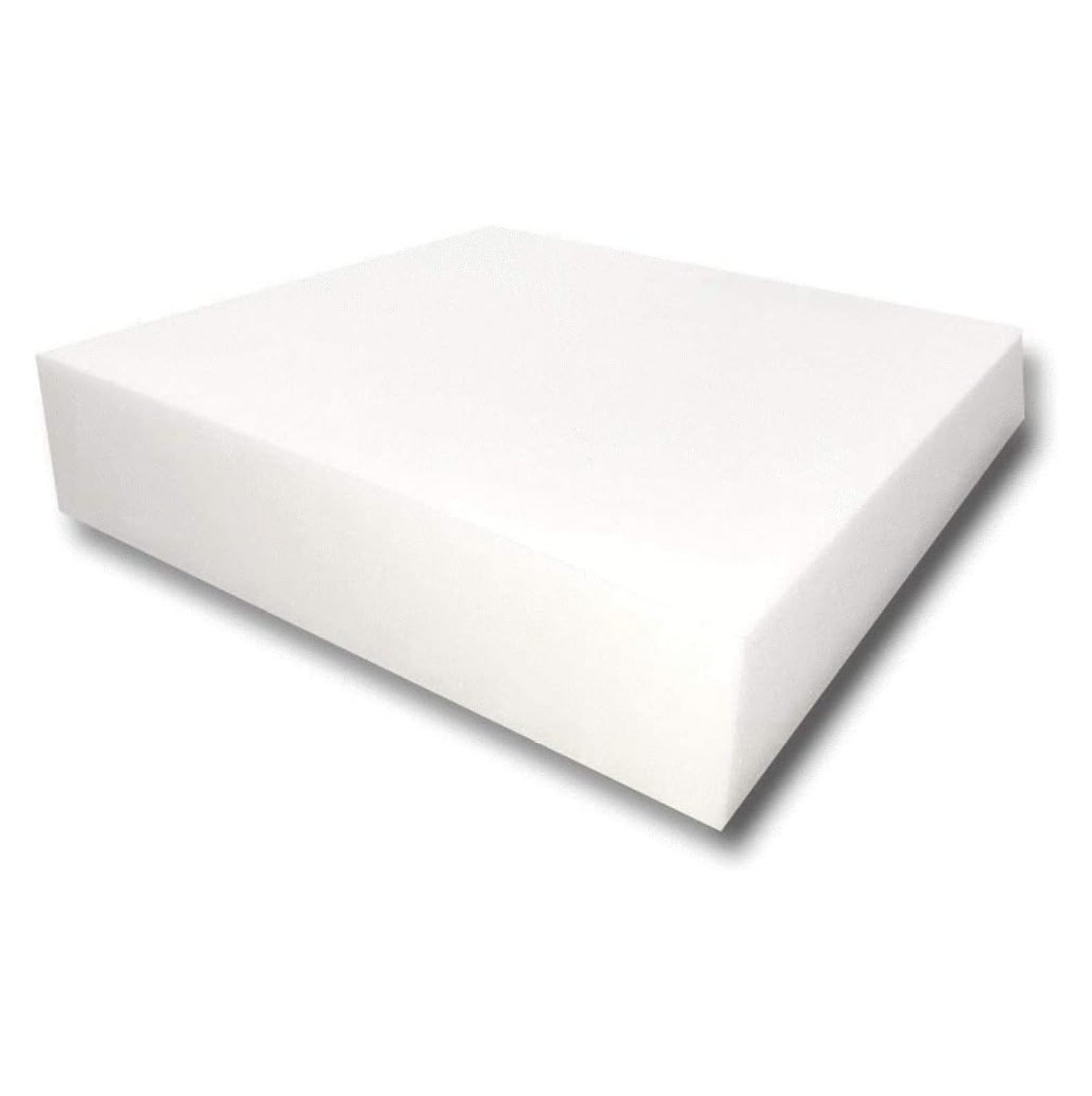 GoTo Foam Upholstery Cushion - 6" Height X 24" Width X 75" Length, 44 ILD (Firm), Made In USA, 7-10 Year Lifespan
