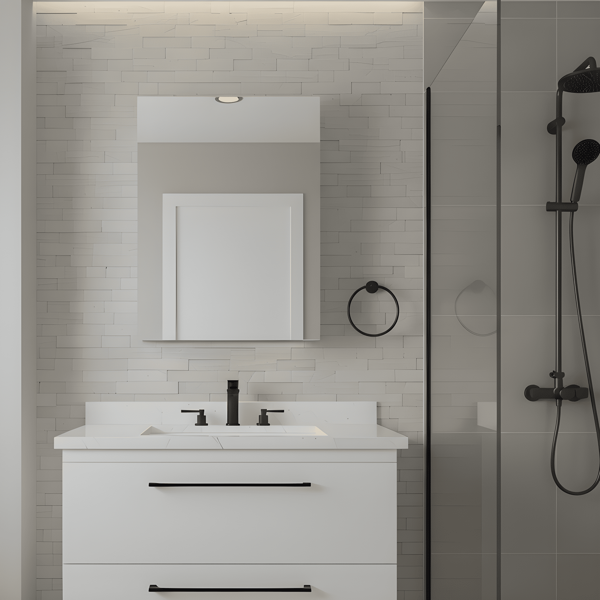 Frameless Mirror Medicine Cabinetnull
