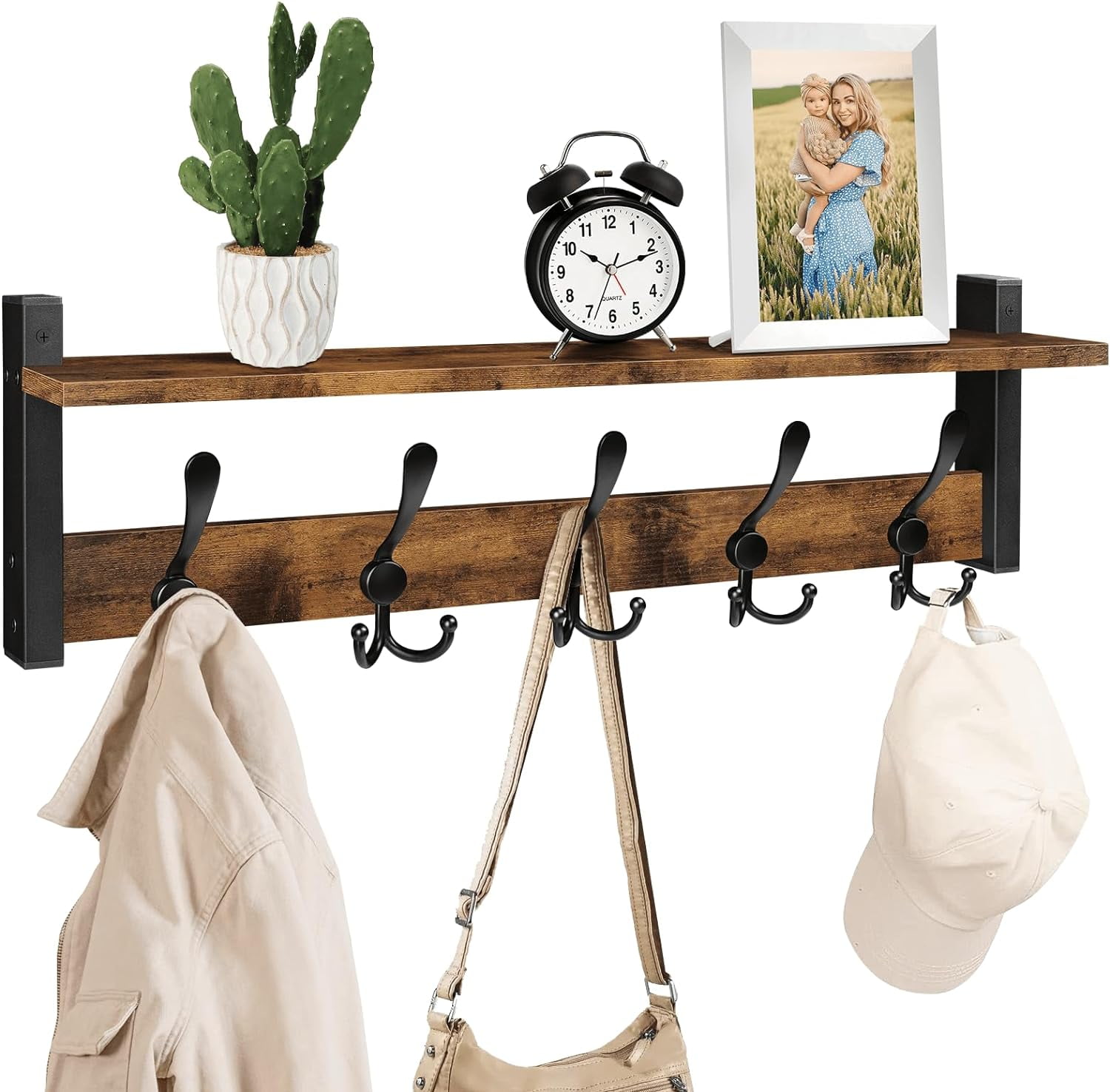 Wooden Purse Rack