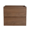 thumbnail image 1 of 24" Wall-Mounted Bathroom Vanity, (Only the Cabinet Body), Brown Oak, 1 of 1