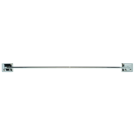 Decko Products Towel Bar Wall Mount Modern - Chrome Finish - 24 Inch