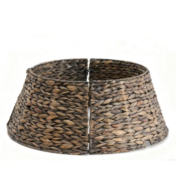 24 Water Hyacinth Christmas Tree Collar, Christmas Tree Cover Stand Base Cover