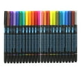 thumbnail image 1 of 24 Watercolor Dual-Tip Markers by Artist's Loft - Perfect for Drawing - Coloring - Arts & Crafts - 1 Pack, 1 of 6