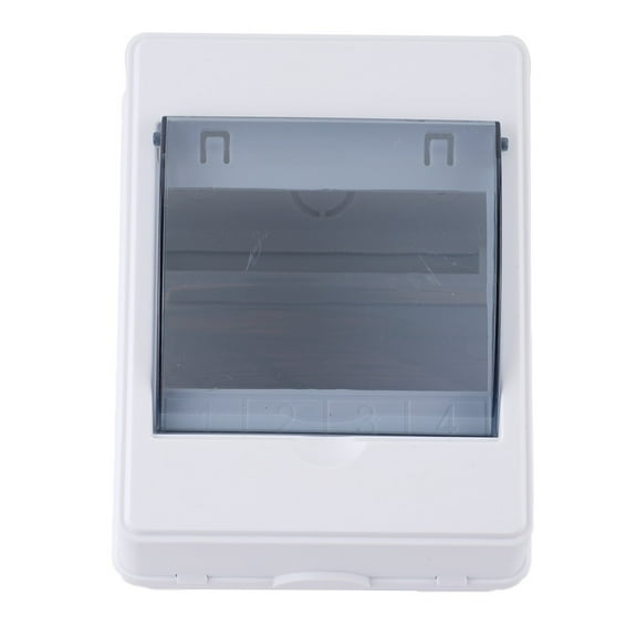24 Way Indoor Distribution Box with ABS Plastic Case for MCB Circuit Breakers Suitable for Home and Commercial Wall Installations