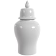 thumbnail image 1 of Red Lantern 24" White Porcelain Temple Jar, 1 of 7