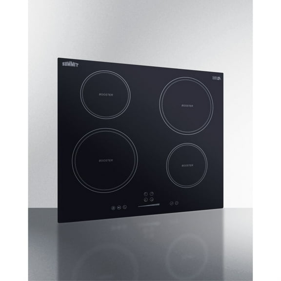 SUMMIT 24" Wide 208-240V 4-Zone Induction Cooktop