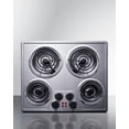 thumbnail image 1 of 24" Wide 240V 4-Burner Coil Cooktop, 1 of 4