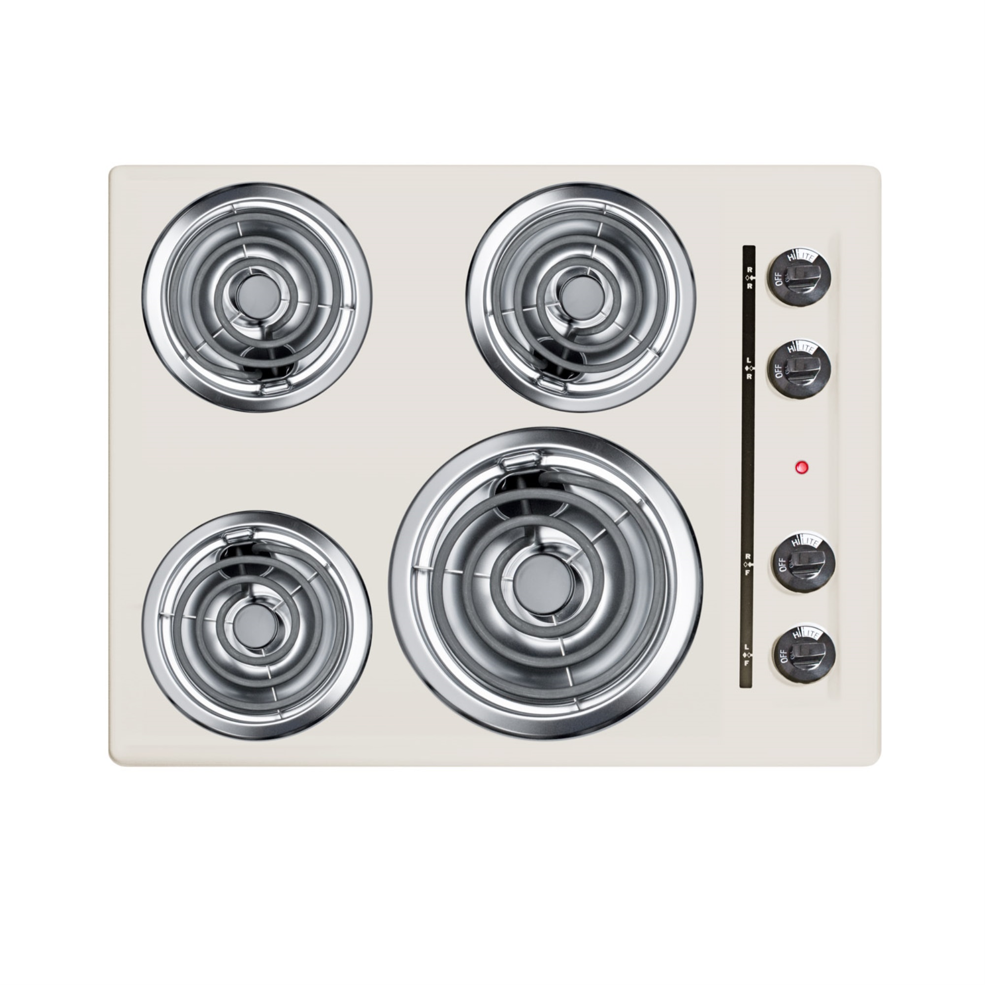 24" Wide 4Burner Coil Cooktop