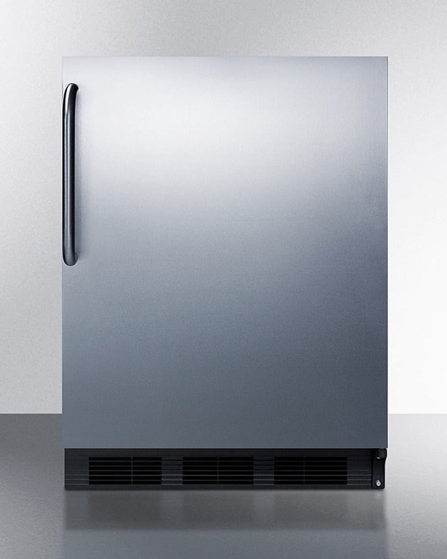 24" Wide Built-In All-Refrigerator- Stainless Steel Cabinet