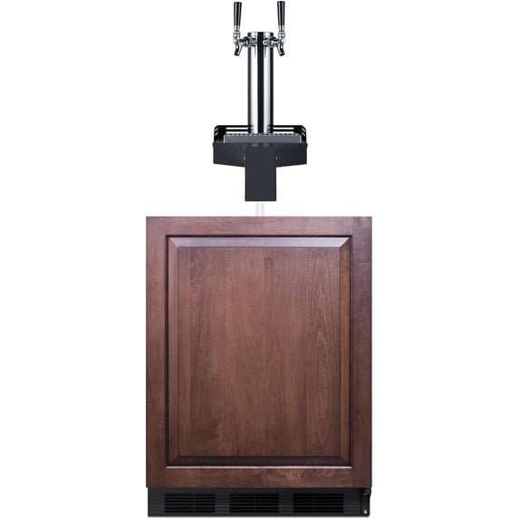 24" Wide Built-In Floating Tap Cold Brew Kegerator, ADA-Compliant