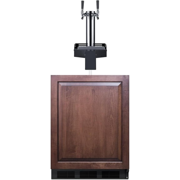24" Wide Built-In Floating Tap Cold Brew Kegerator, ADA-Compliant