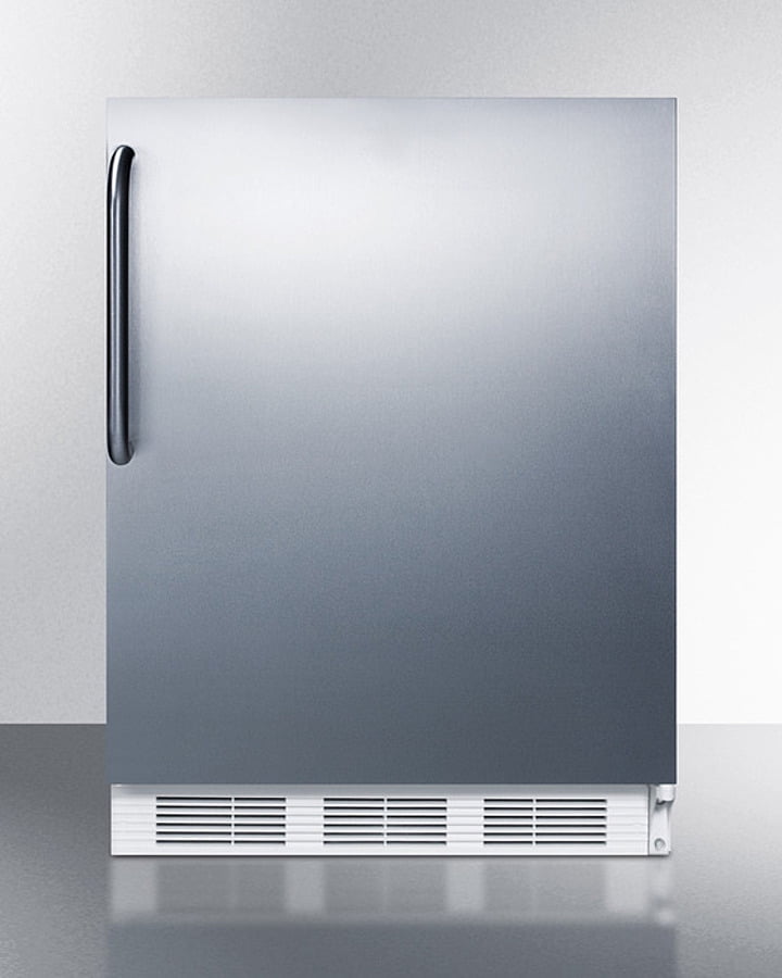 24" Wide Built-In Refrigerator-Freezer, Stainless Steel