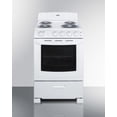 thumbnail image 1 of Summit 24 Inch Freestanding Electric Range, Coil Burners, White - RE2411W, 1 of 11