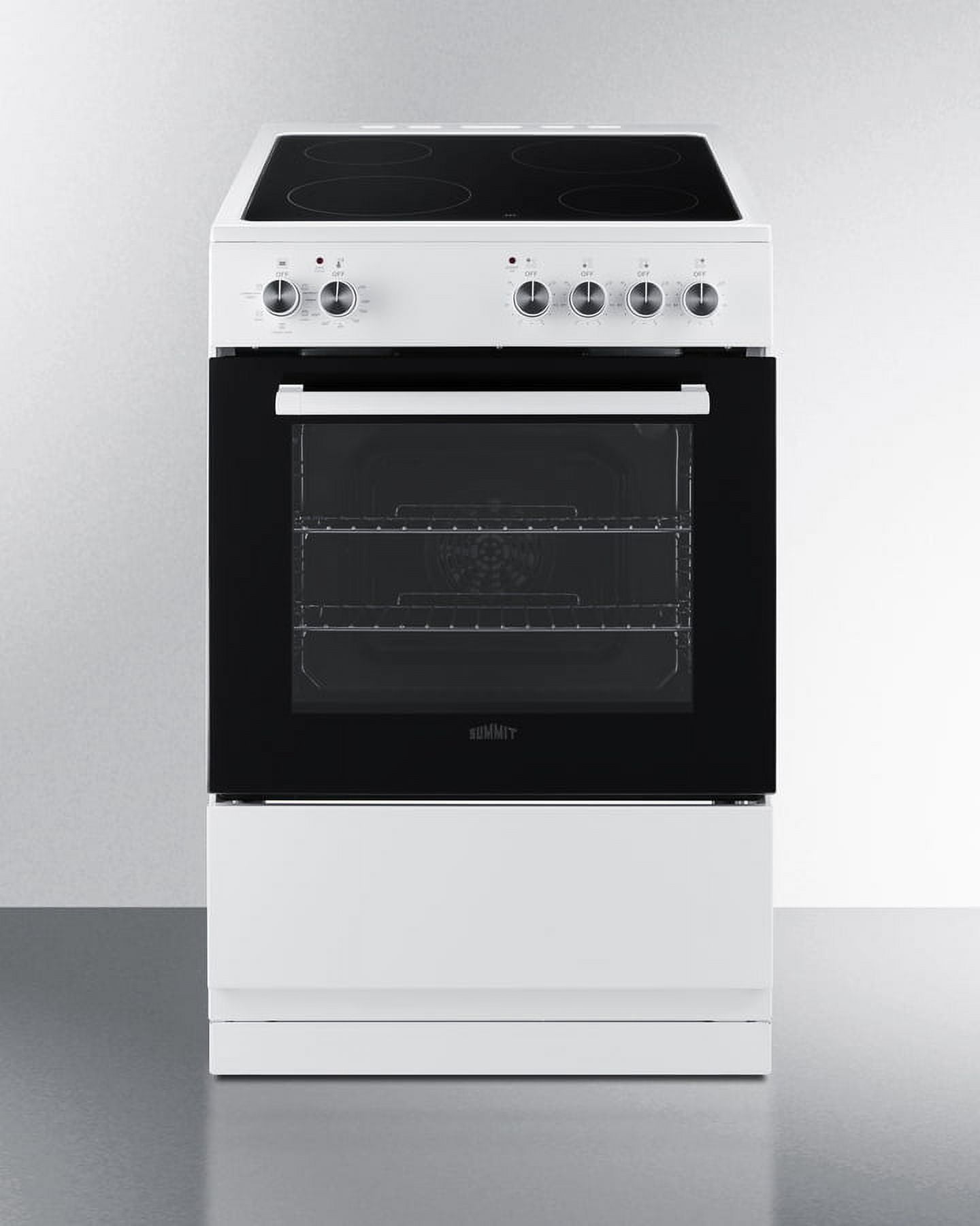 24" Wide Electric Smooth-Top Range