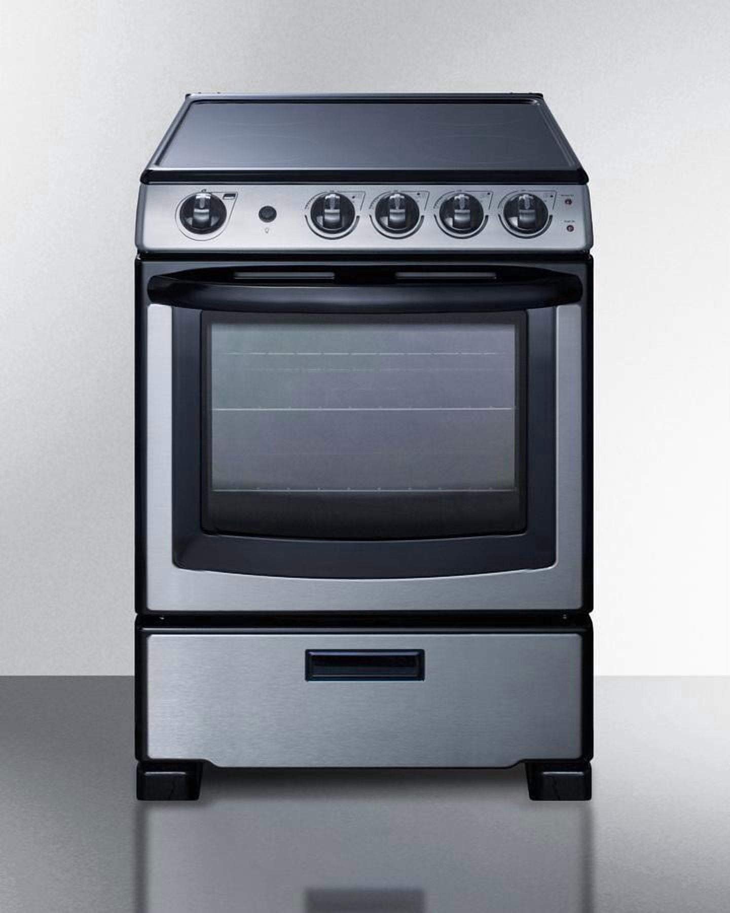 24" Wide Electric Smooth-Top Range