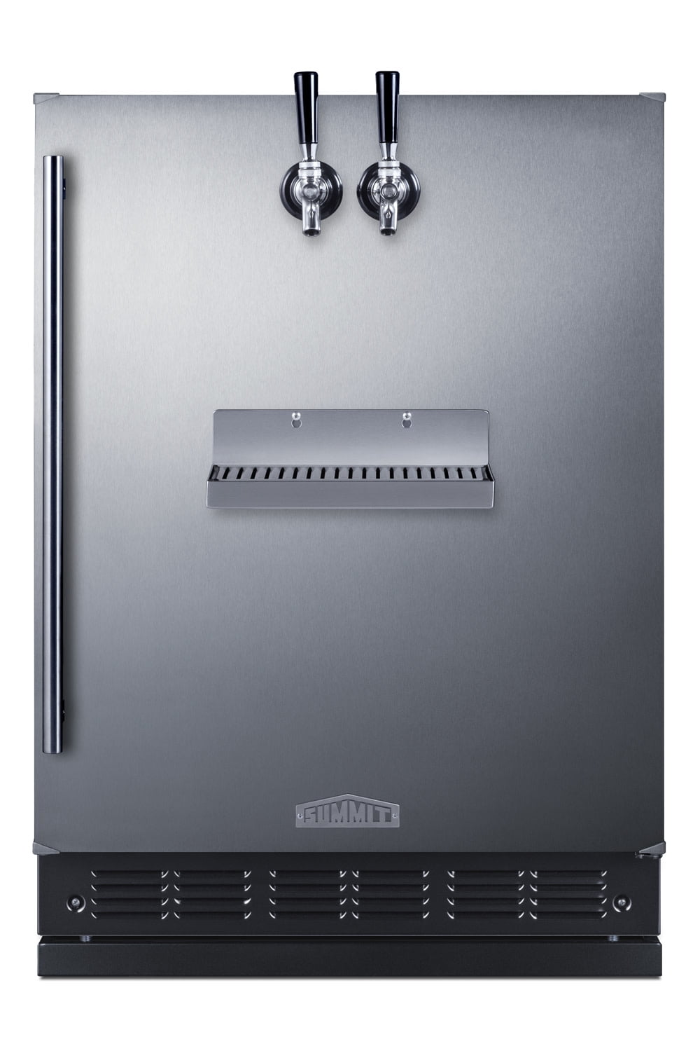Stainless Steel Dual Tap Commercial Built-In Beer Kegerator