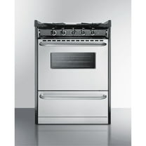 24" Wide Gas Range, Open Burners