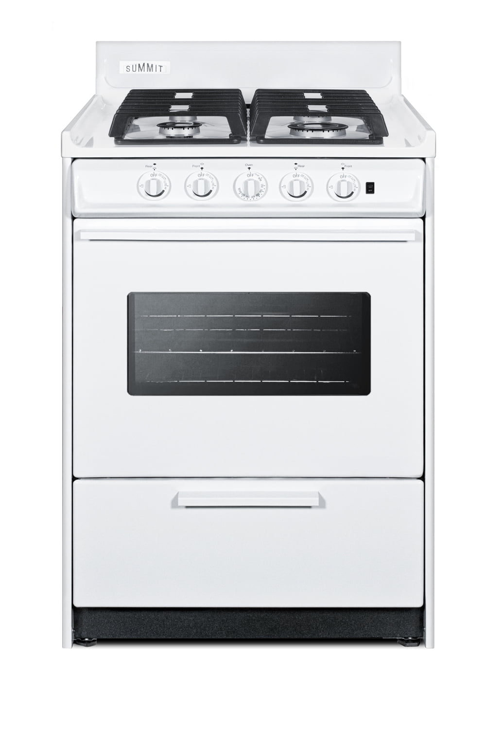 24" Wide Gas Range, Sealed Burners