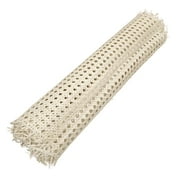24 Wide Semi-Bleached Rattan Webbing Roll for Caning Projects, Natural Pre - Woven Open Mesh for Caning Chair, Craft Cabinet and Furniture - Rattan Hexagon Cane Webbing - Discount Trends (24" x 48")