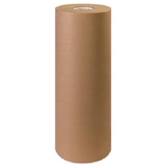 24" Wide x 1200' Long 30lb Thickness Brown Paper Roll For Packing, Shipping, Gift Wrapping , Cushioning Void Fill Rolls 100% Recycled Material