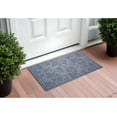 thumbnail image 1 of HomeRoots 555297 24 x 36 in. Light Gray Rubber Botanical Leaves Outdoor Door Mat, 1 of 3