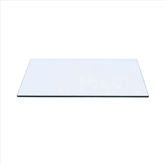 24" X 36" Rectangle Glass Table Top 1/2" Thick 1" Beveled Edge.