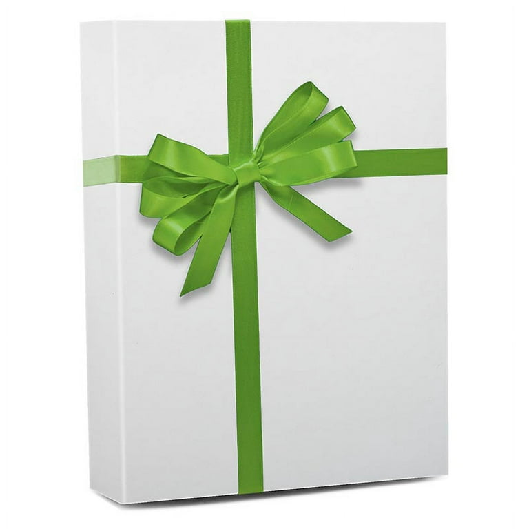 Matte Lime Green Gift Wrap | Present Paper, 1/2 Ream 417 ft x 24 in