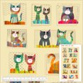thumbnail image 1 of 24" X 42" Panel Fur-ever Friends Pets Kittens Cats Cream Cotton Fabric D386.48, 1 of 1