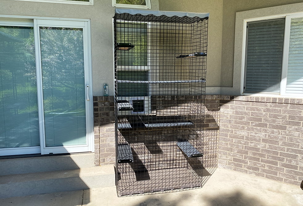 24" X 48" X 96" Outdoor Catio Cat Enclosure