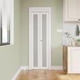 thumbnail image 1 of 24" X 80" 1 Lite Glass and Solid Core Manufactured Wood Bi-fold Closet Doors With Installation Hardware Kit(closet-pantry door), 1 of 7