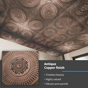 24''X24'' Drop Ceiling Tiles,3D Decorative PVC Ceiling Panels for Living Room,Office,12-Pack