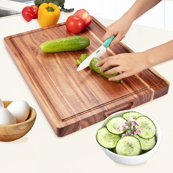 24" XXL Extra Large Chopping Board Kitchen Counter Carving BBQ Juice Groove