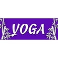 thumbnail image 1 of 24" YOGA DECAL sticker mat pants clothes bikram, 1 of 1