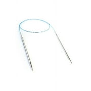 addi Rocket2 [Squared] 24" Circular Knitting Needles, US 7 4.5 mm, Nickel-Plated Brass
