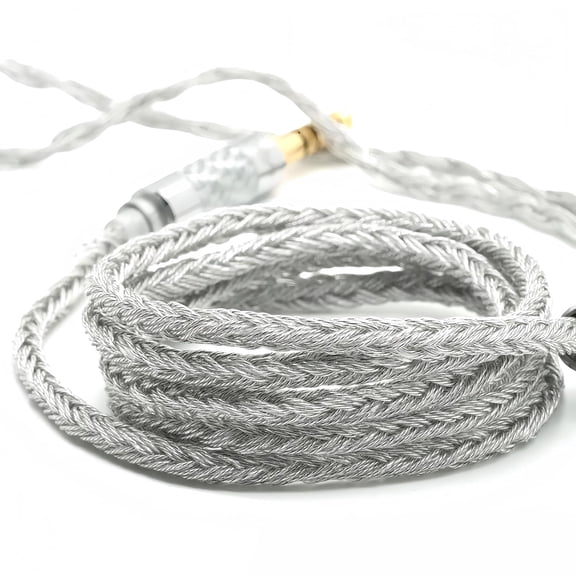 24-core IEM Cable Upgrade MMCX/QDC/0.78 2pin to 4.4mm/3.5mm (Gray, 4.4mm-2PIN)