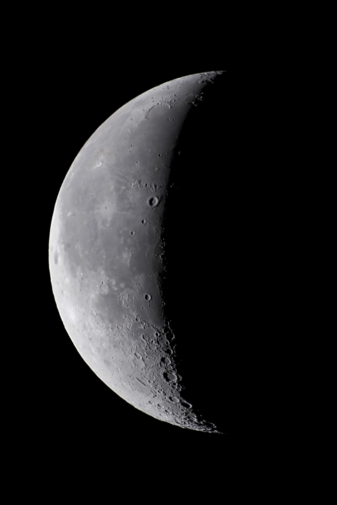 24 day old waning moon Canvas Art - Alan DyerStocktrek Images (12 x 18)