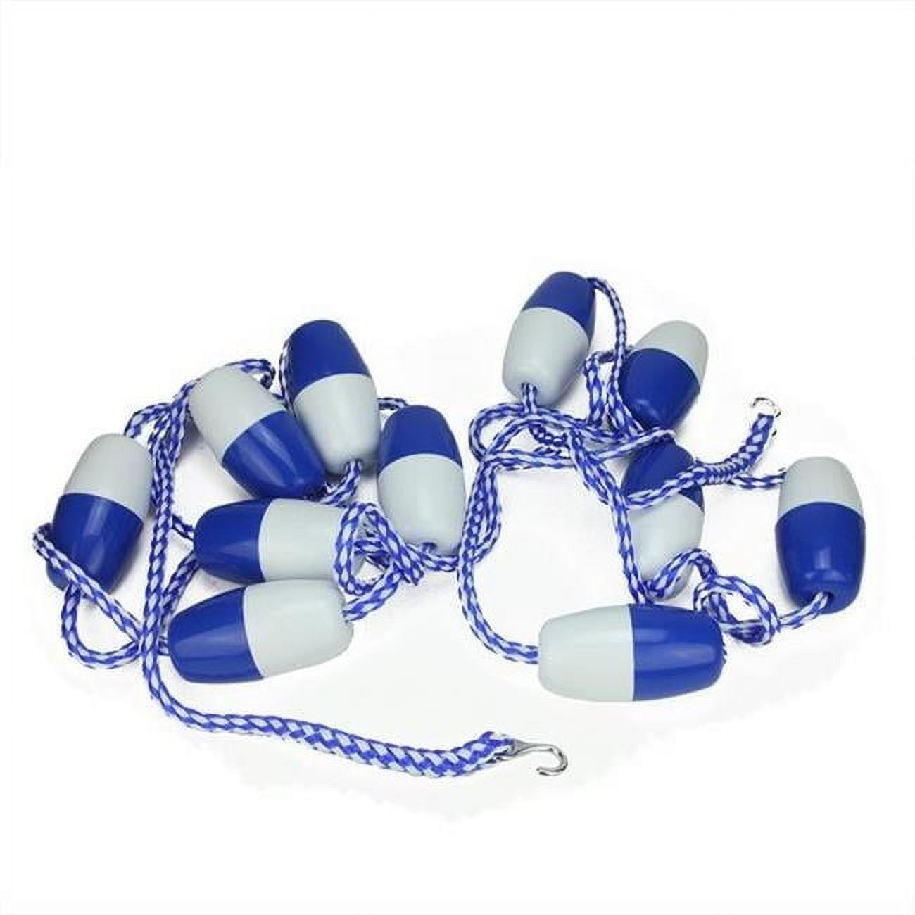 24 ft. Blue & White Swimming Pool Divider & Safety Rope Line with ...